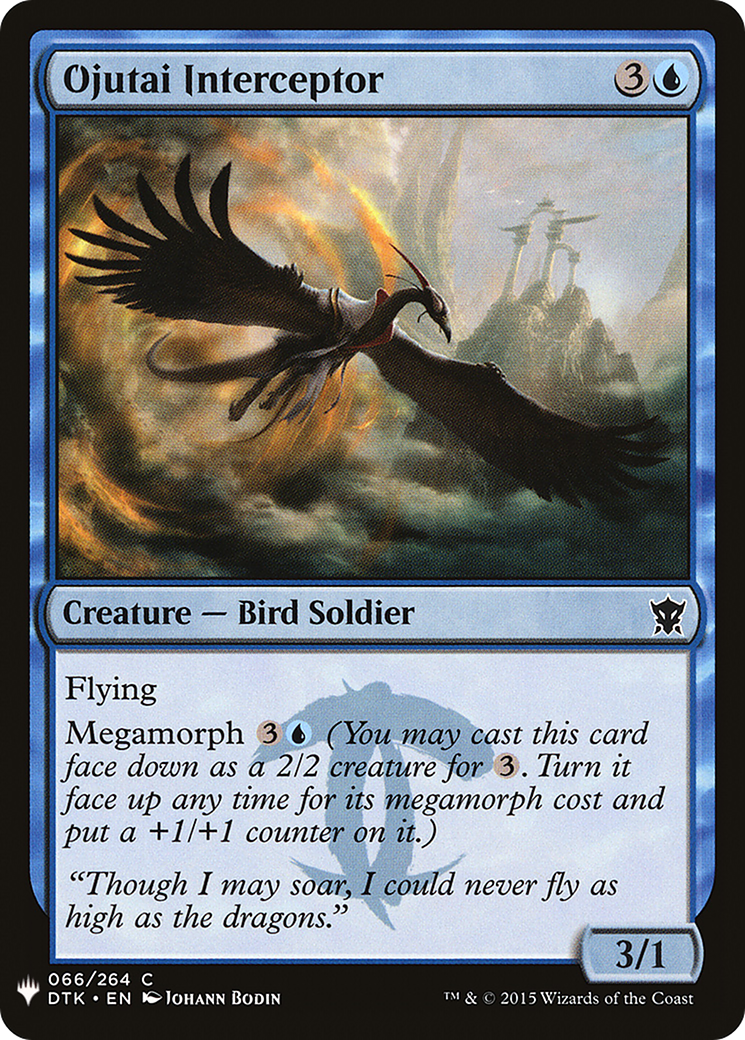 Image of Ojutai Interceptor [Mystery Booster]