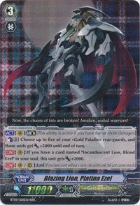 Image of Blazing Lion, Platina Ezel (BT09/006EN) [Clash of Knights & Dragons]
