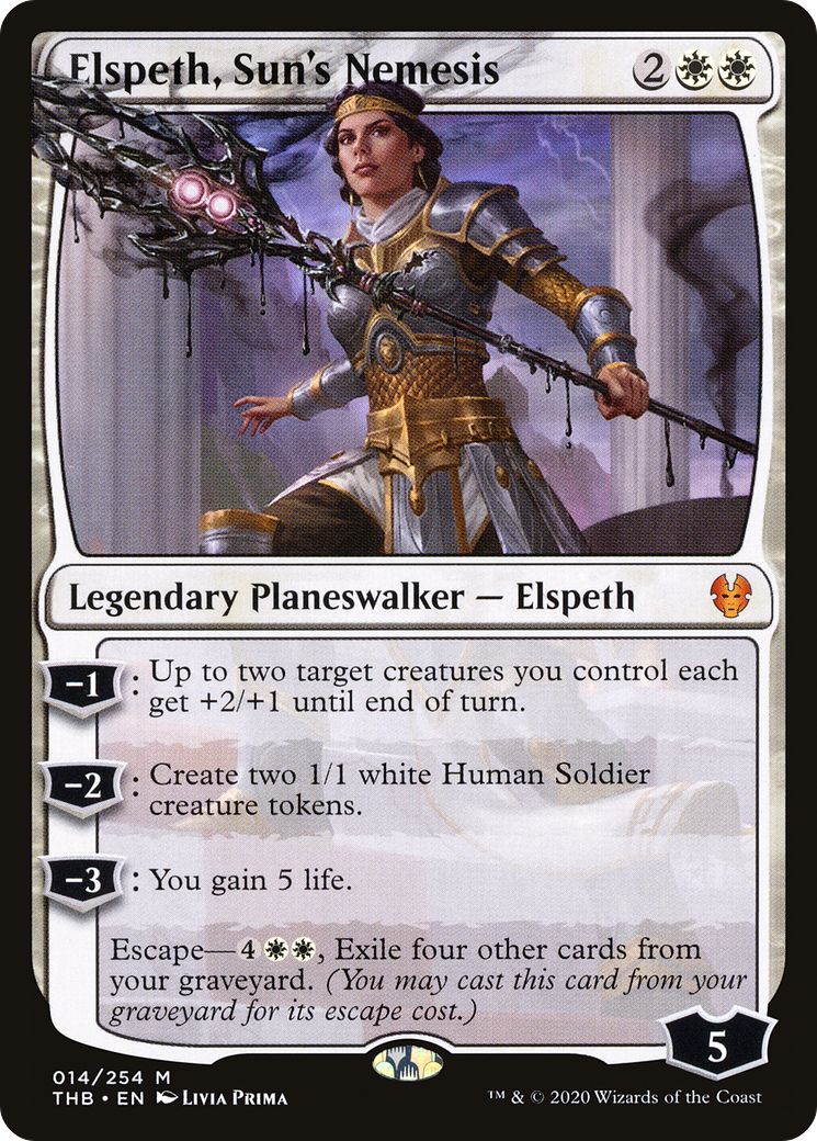 Image of Elspeth, Sun's Nemesis [Theros Beyond Death]