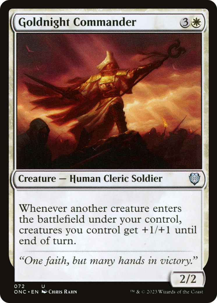 Image of Goldnight Commander [Phyrexia: All Will Be One Commander]