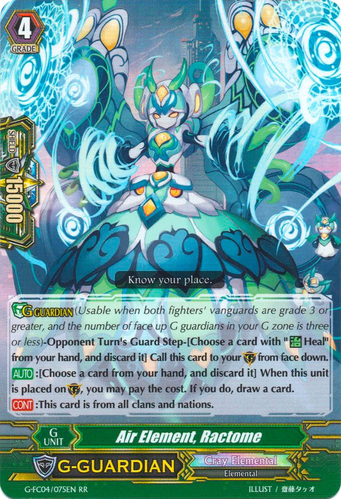 Image of Air Element, Ractome (G-FC04/075EN) [Fighters Collection 2017]