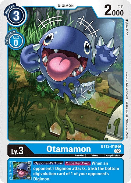 Image of Otamamon [BT12-019] [Across Time]