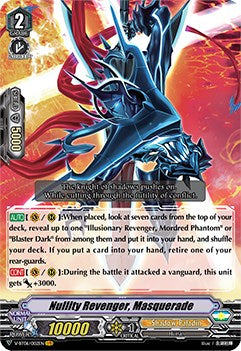 Image of Nullity Revenger, Masquerade (V-BT06/002EN) [Phantasmal Steed Restoration]