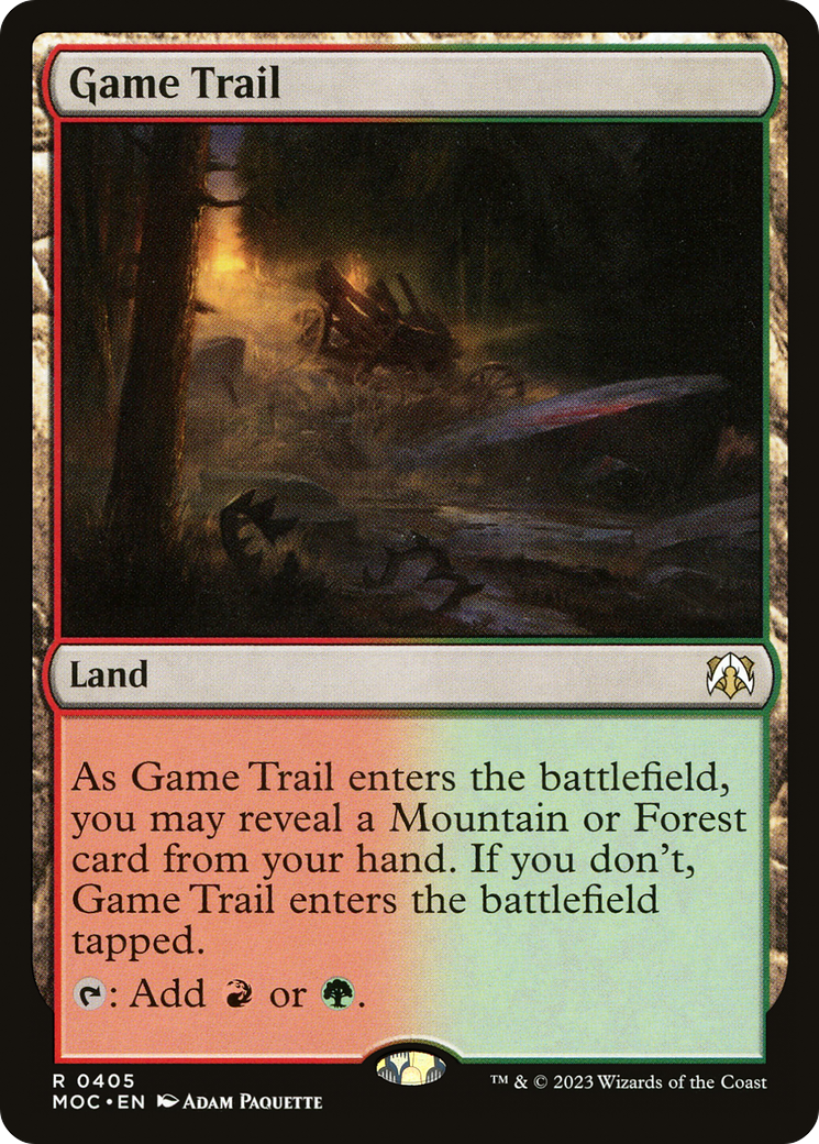 Image of Game Trail [March of the Machine Commander]