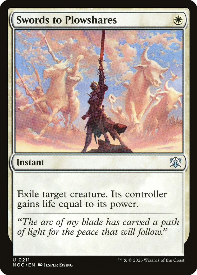 Image of Swords to Plowshares [March of the Machine Commander]
