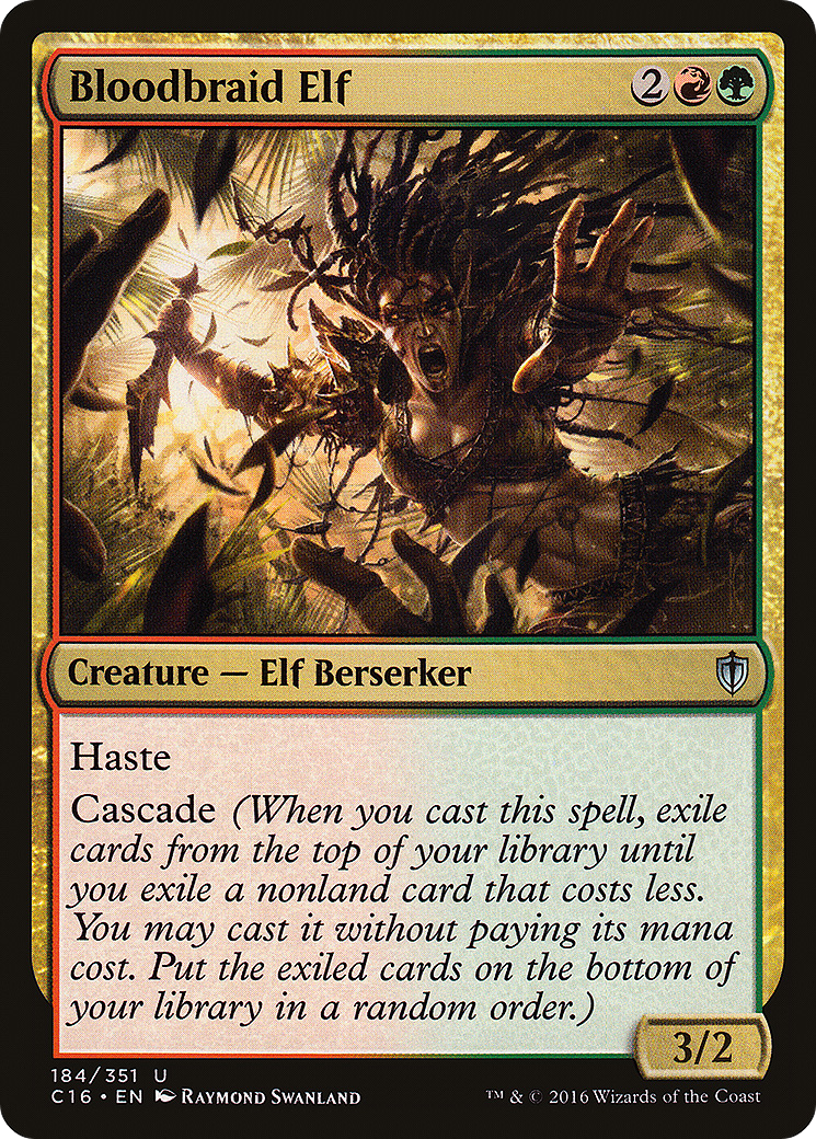 Image of Bloodbraid Elf [Commander 2016]