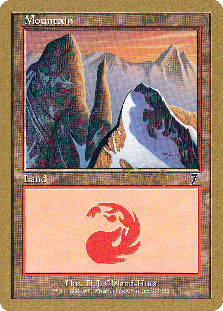 Image of Mountain (337) (Tom van de Logt) [World Championship Decks 2001]