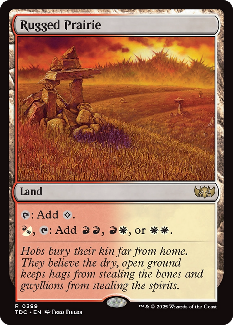 Image of Rugged Prairie [Tarkir: Dragonstorm Commander]