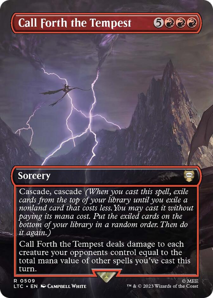 Image of Call Forth the Tempest (Borderless) [The Lord of the Rings: Tales of Middle-Earth Commander]