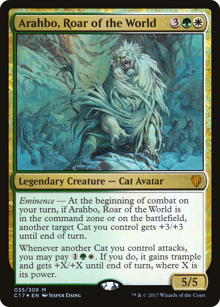 Image of Arahbo, Roar of the World [Commander 2017]