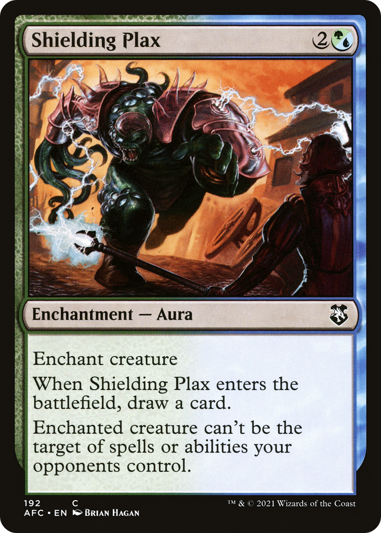 Image of Shielding Plax [Dungeons & Dragons: Adventures in the Forgotten Realms Commander]