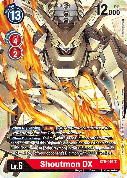 Image of Shoutmon DX [BT5-019] [Battle of Omni]