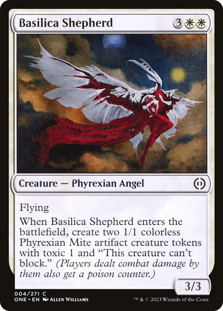 Image of Basilica Shepherd [Phyrexia: All Will Be One]