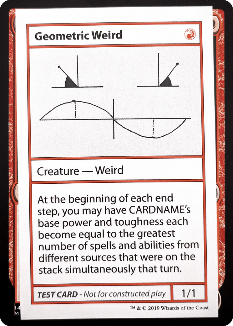 Image of Geometric Weird (2021 Edition) [Mystery Booster Playtest Cards]