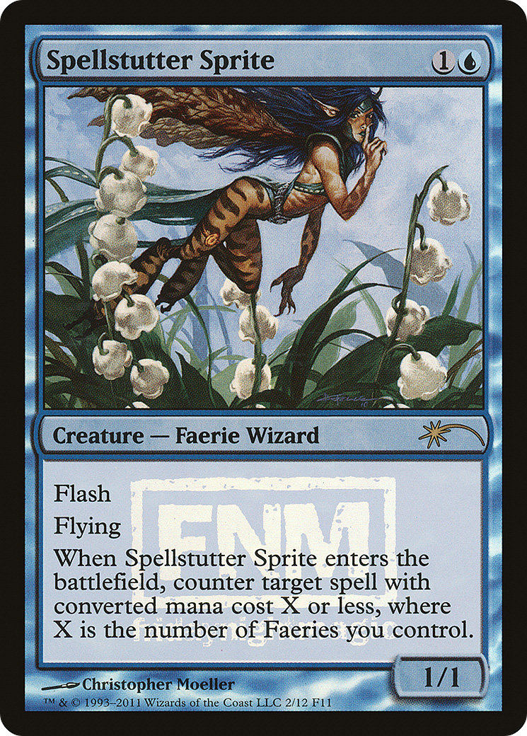 Image of Spellstutter Sprite [Friday Night Magic 2011]