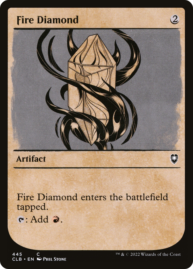 Image of Fire Diamond (Showcase) [Commander Legends: Battle for Baldur's Gate]