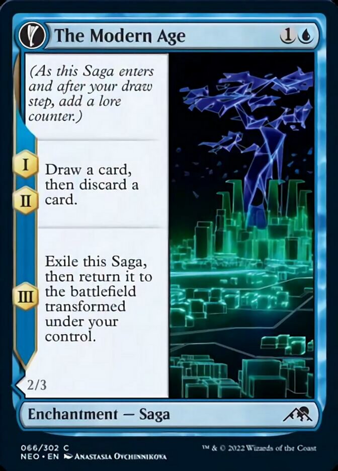 Image of The Modern Age // Vector Glider [Kamigawa: Neon Dynasty]