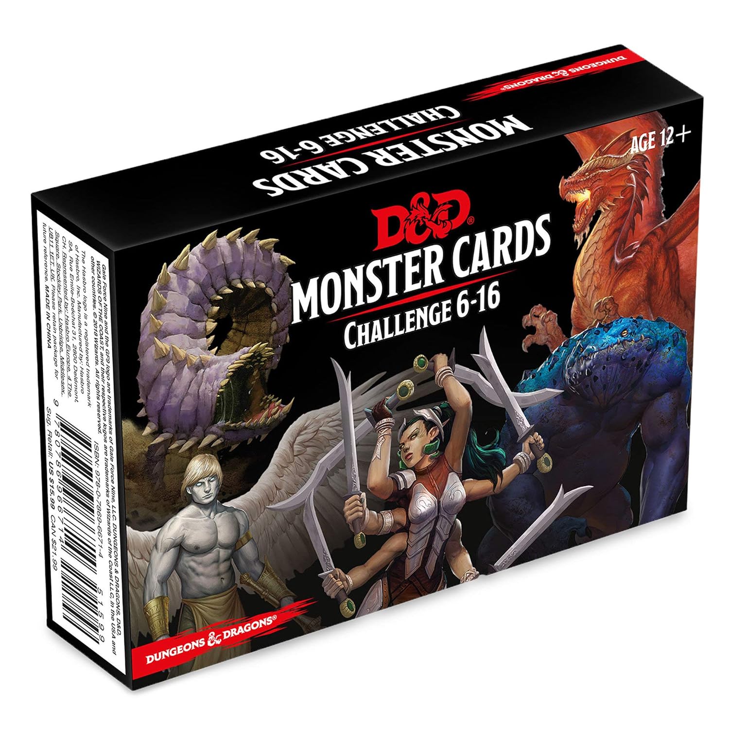 Image of Monster Cards - Challenge 6-16 (Dungeons and Dragons)