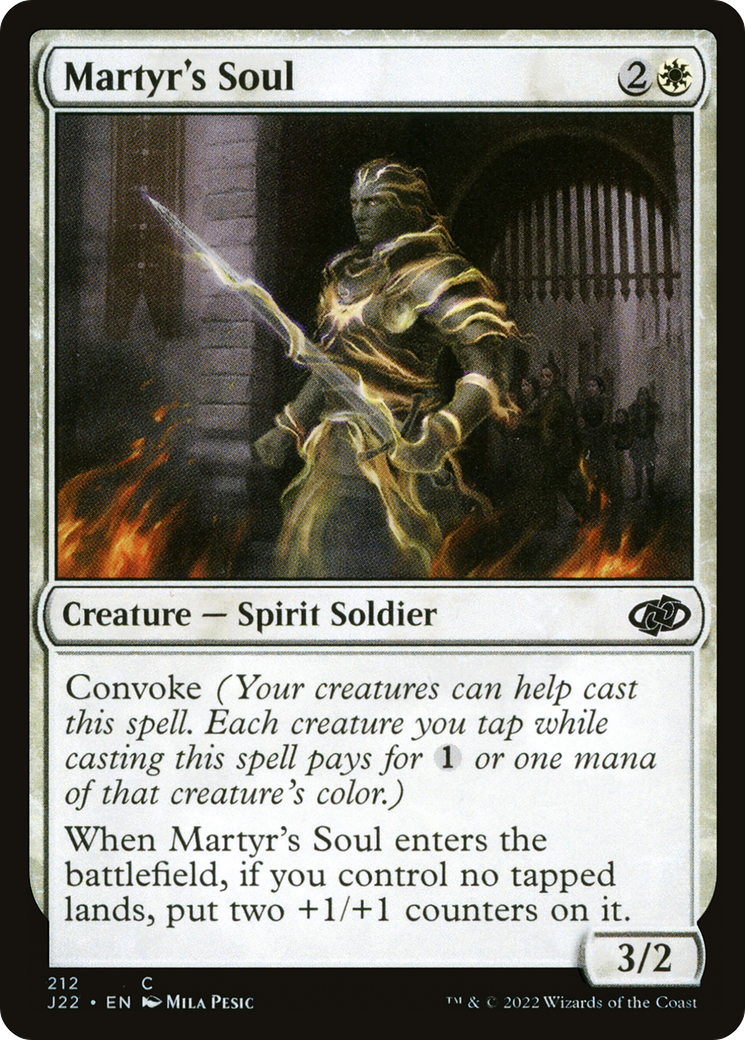 Image of Martyr's Soul [Jumpstart 2022]