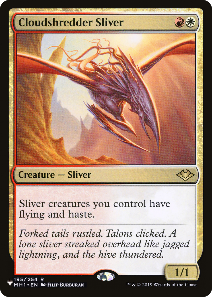 Image of Cloudshredder Sliver (MH1) [The List]