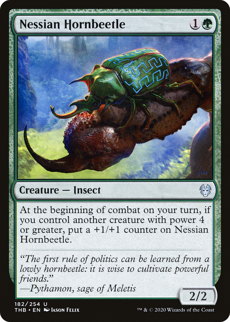 Image of Nessian Hornbeetle [Theros Beyond Death]