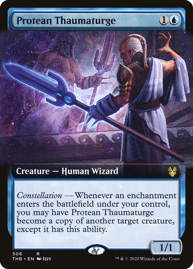 Image of Protean Thaumaturge (Extended Art) [Theros Beyond Death]