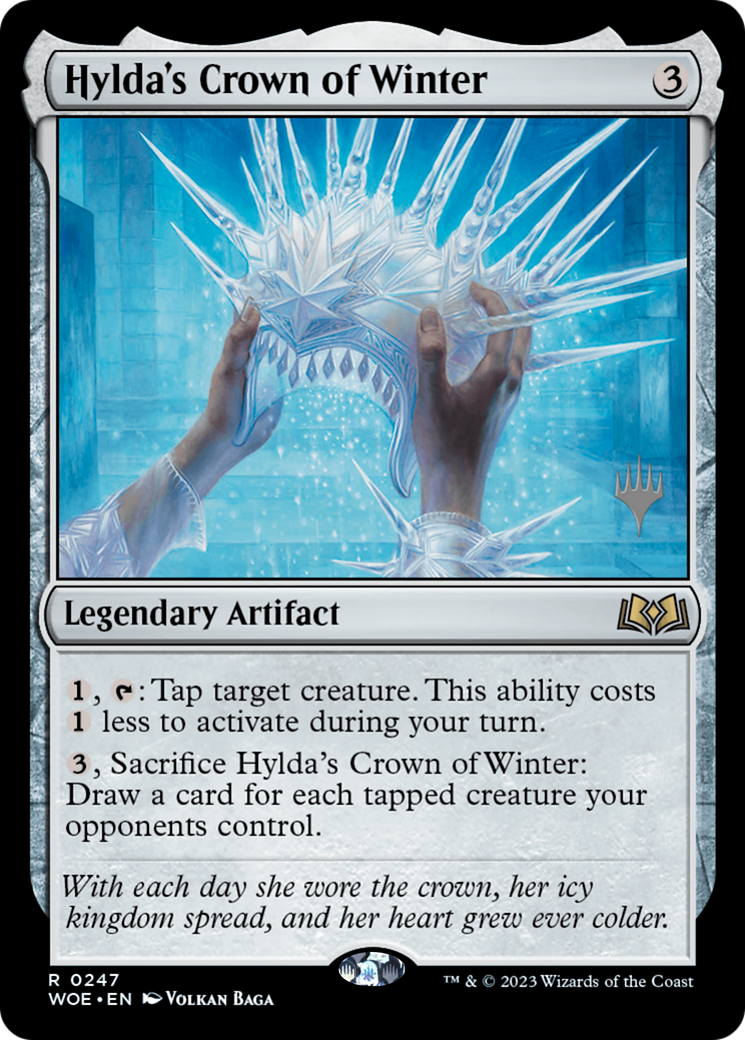Image of Hylda's Crown of Winter (Promo Pack) [Wilds of Eldraine Promos]
