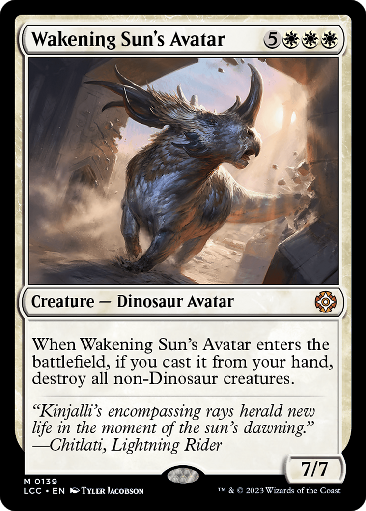 Image of Wakening Sun's Avatar [The Lost Caverns of Ixalan Commander]