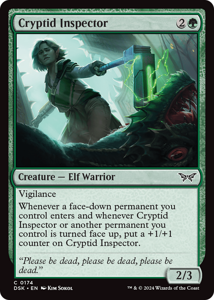 Image of Cryptid Inspector [Duskmourn: House of Horror]