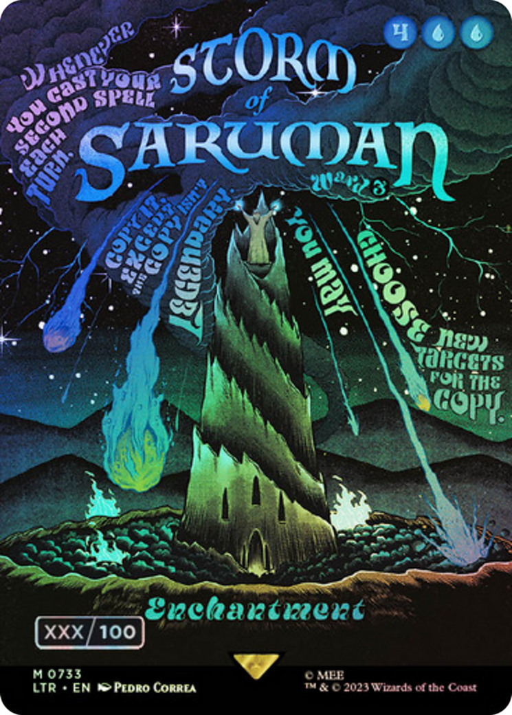 Image of Storm of Saruman (Borderless Poster) (Serialized) [The Lord of the Rings: Tales of Middle-Earth]