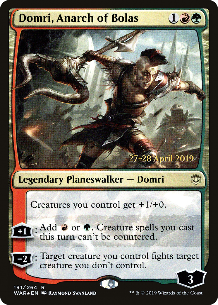 Image of Domri, Anarch of Bolas [War of the Spark Prerelease Promos]