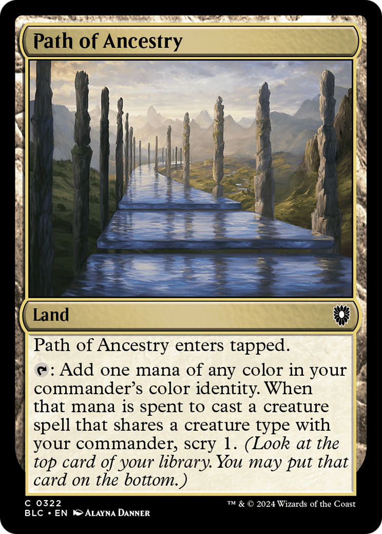 Image of Path of Ancestry [Bloomburrow Commander]