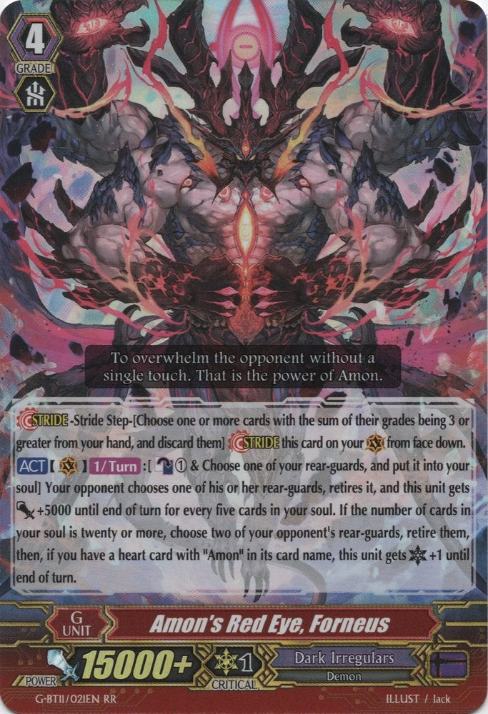 Image of Amon's Red Eye, Forneus (G-BT11/021EN) [Demonic Advent]