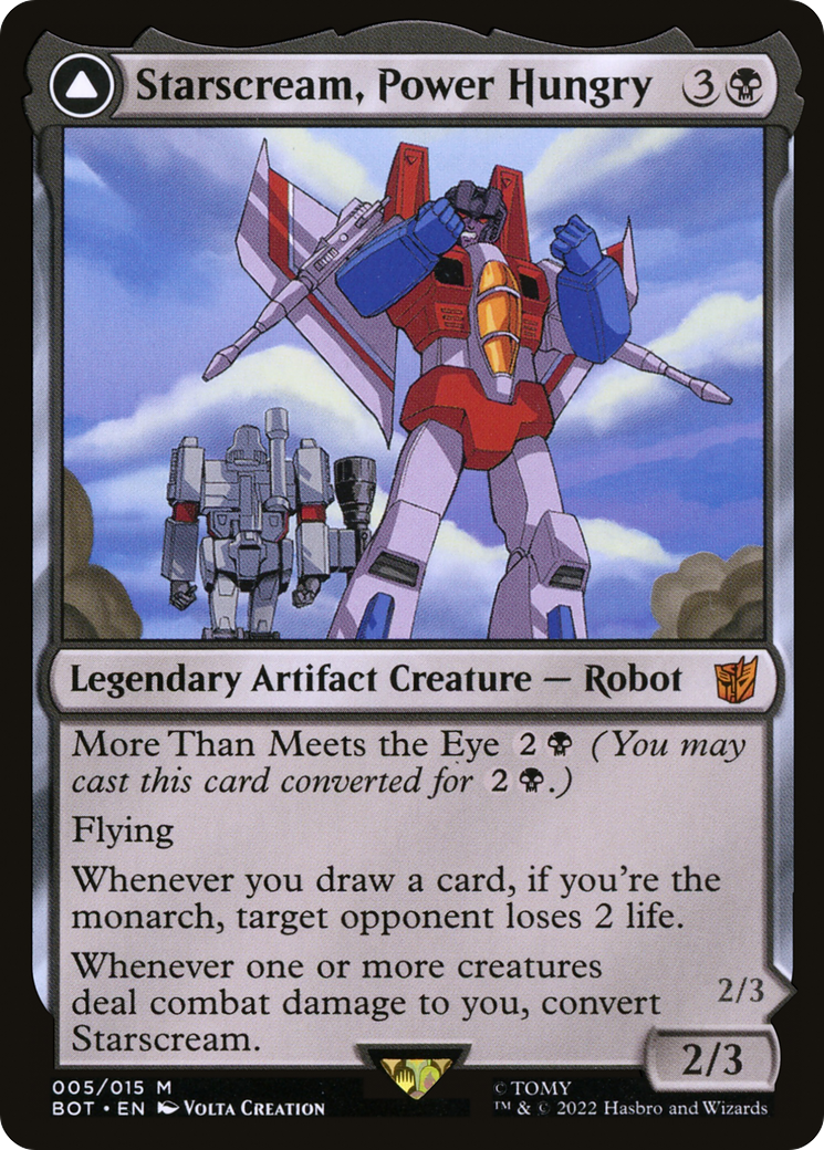 Image of Starscream, Power Hungry // Starscream, Seeker Leader [Transformers]