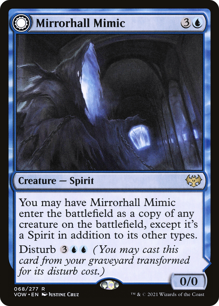 Image of Mirrorhall Mimic // Ghastly Mimicry [Innistrad: Crimson Vow]
