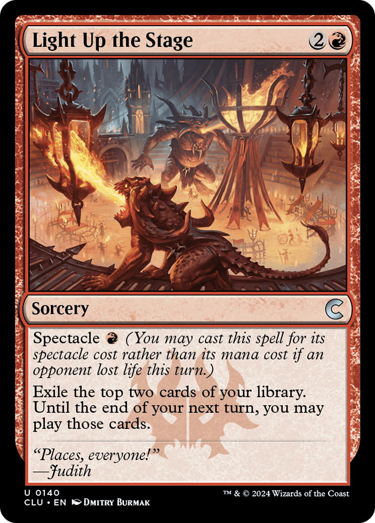 Image of Light Up the Stage [Ravnica: Clue Edition]