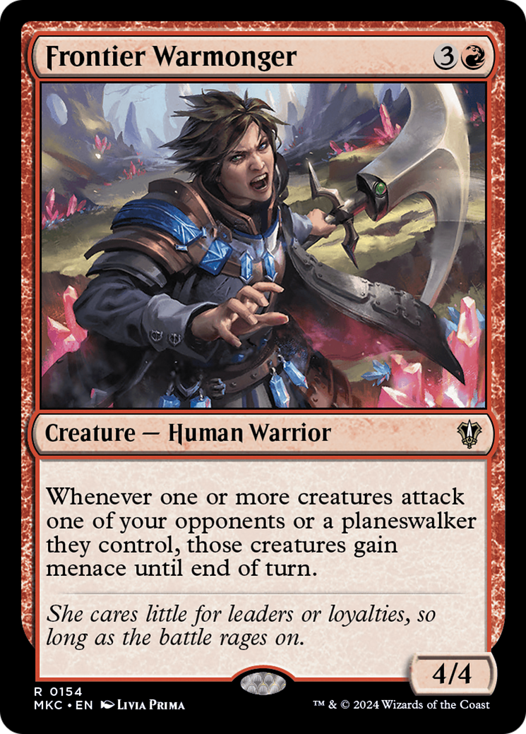 Image of Frontier Warmonger [Murders at Karlov Manor Commander]