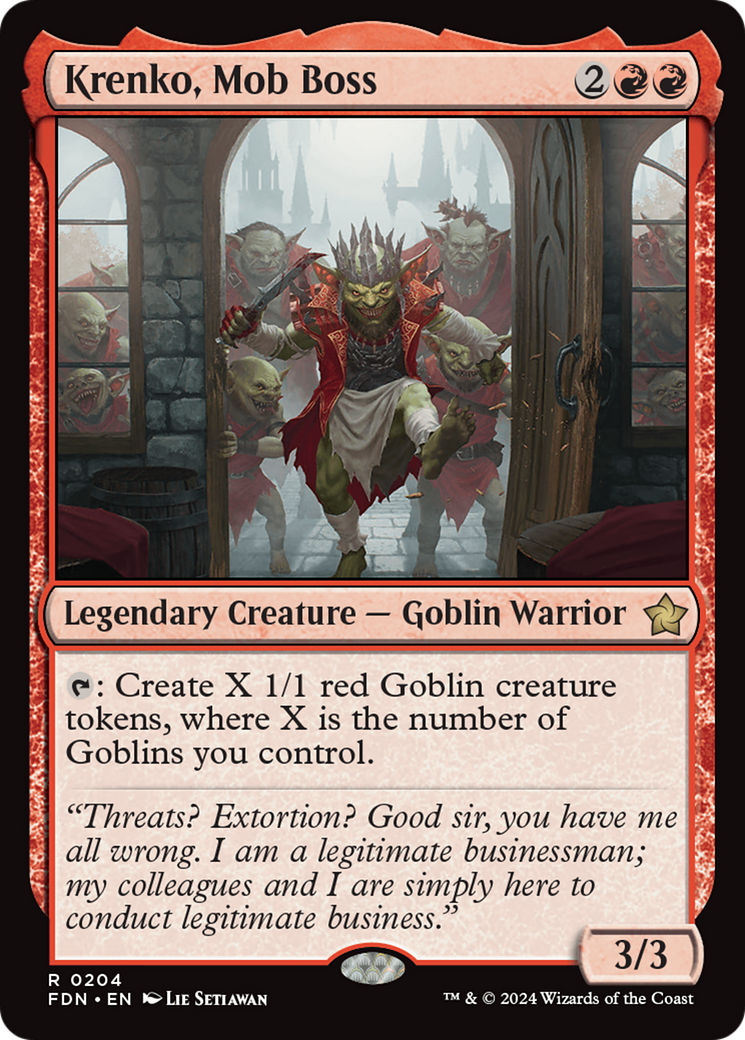 Image of Krenko, Mob Boss [Foundations]