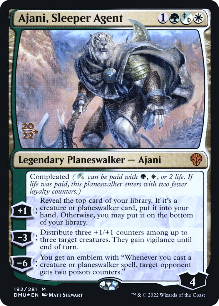 Image of Ajani, Sleeper Agent [Dominaria United Prerelease Promos]