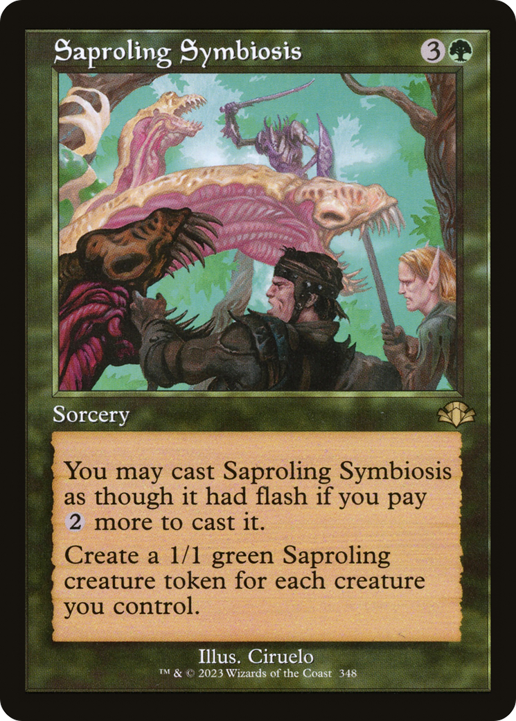 Image of Saproling Symbiosis (Retro) [Dominaria Remastered]