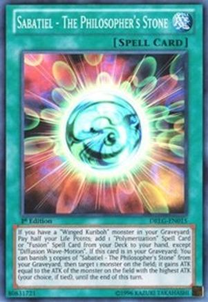 Image of Sabatiel - The Philosopher's Stone [DRLG-EN015] Super Rare