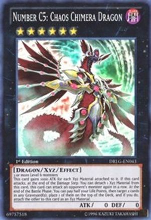 Image of Number C5: Chaos Chimera Dragon [DRLG-EN043] Super Rare