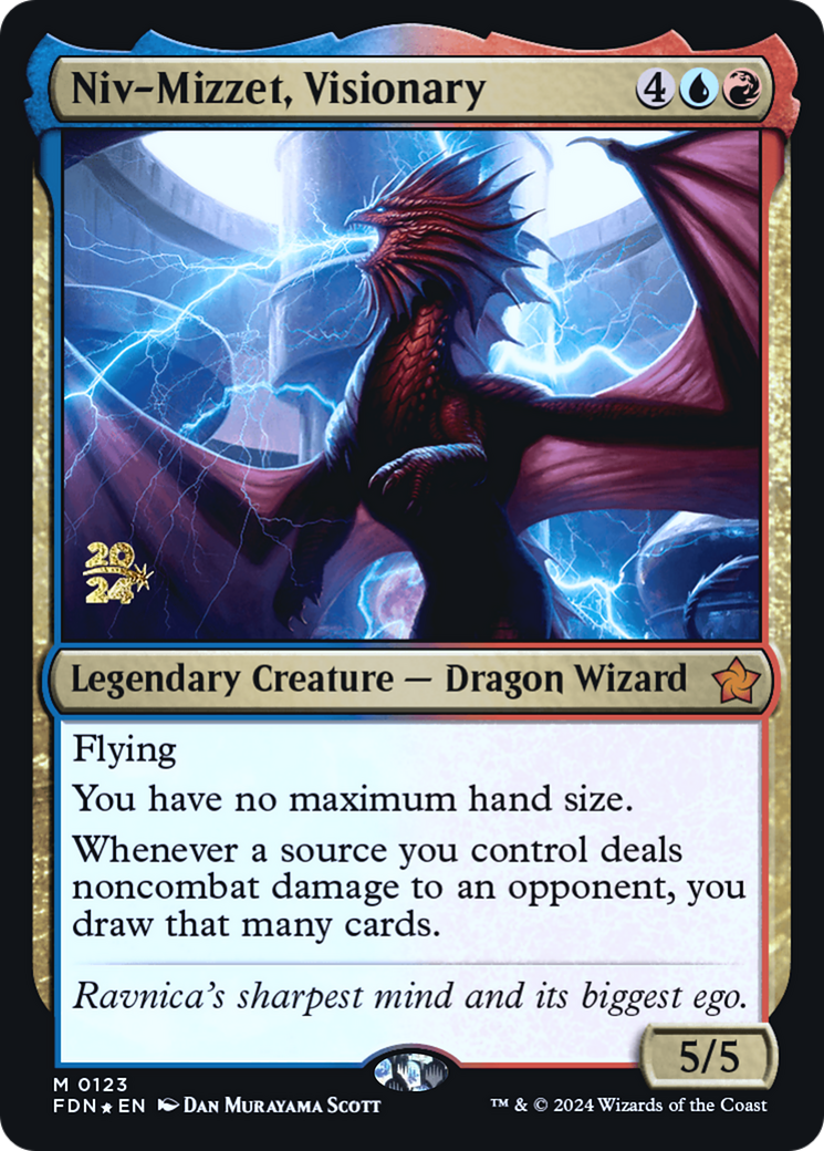 Image of Niv-Mizzet, Visionary [Foundations Prerelease Promos]
