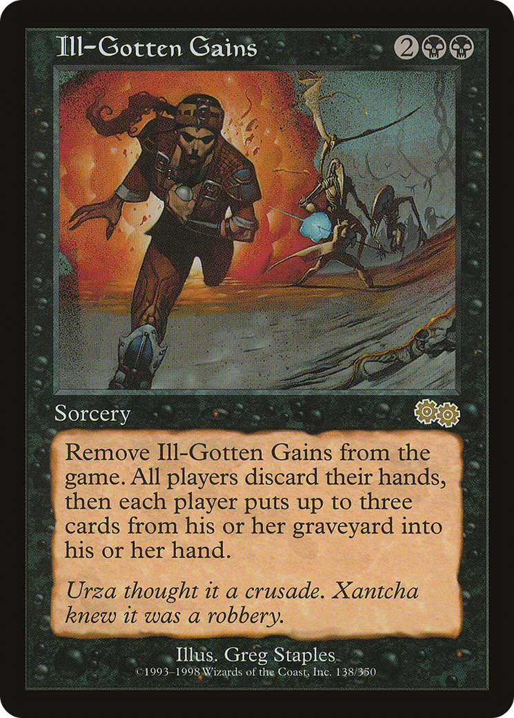 Image of Ill-Gotten Gains [Urza's Saga]