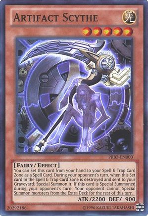 Image of Artifact Scythe [PRIO-EN000] Super Rare