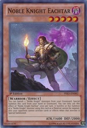 Image of Noble Knight Eachtar [PRIO-EN082] Super Rare