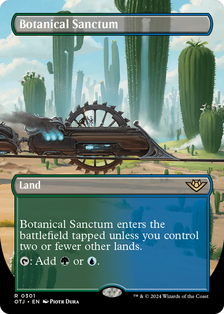 Image of Botanical Sanctum (Borderless) [Outlaws of Thunder Junction]