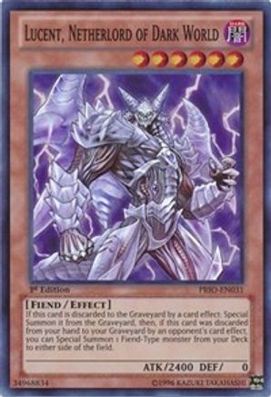 Image of Lucent, Netherlord of Dark World [PRIO-EN031] Super Rare