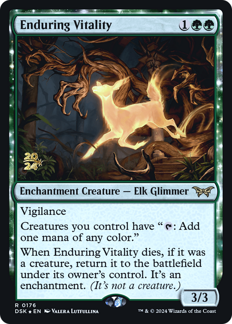 Image of Enduring Vitality [Duskmourn: House of Horror Prerelease Promos]