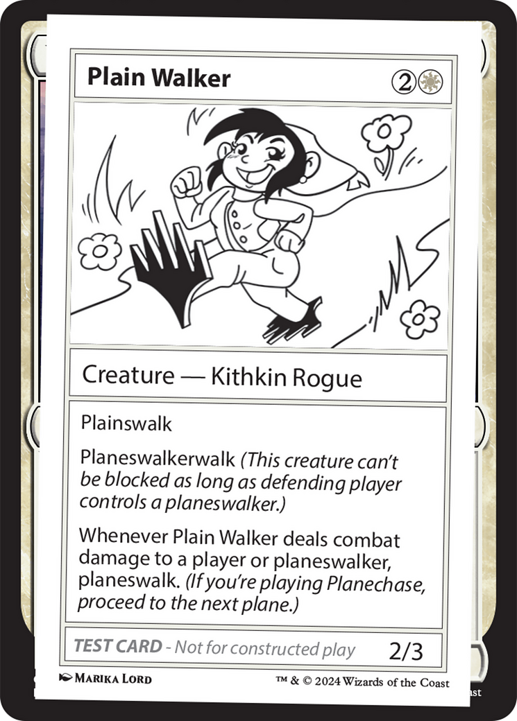Image of Plain Walker [Mystery Booster 2 Playtest Cards]